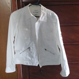 Jones New York white jean jacket